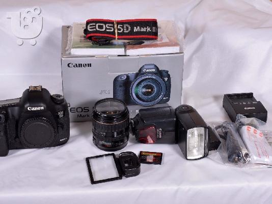 PoulaTo: Canon - EOS 5D Mark III DSLR φωτογραφική μηχανή με 24-105mm f / 4L IS Lens - Μαύρο